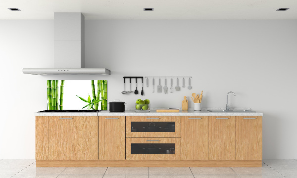 Achterwand keuken Bamboe