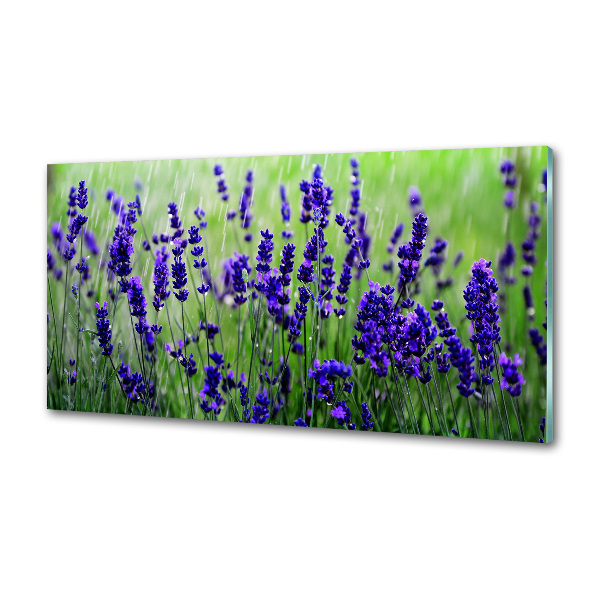 Spatscherm keuken Lavendel
