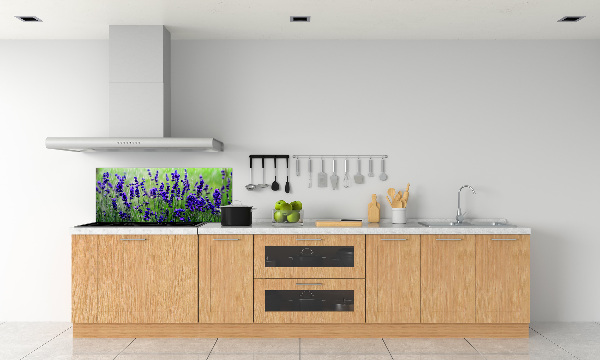 Spatscherm keuken Lavendel