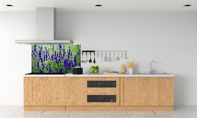 Spatscherm keuken Lavendel