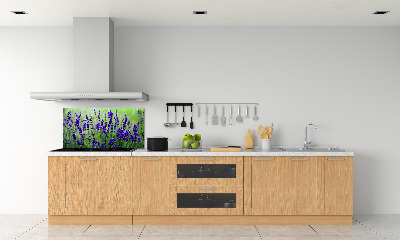 Spatscherm keuken Lavendel
