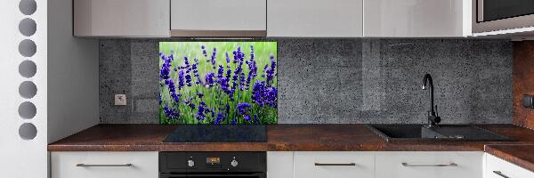 Spatscherm keuken Lavendel
