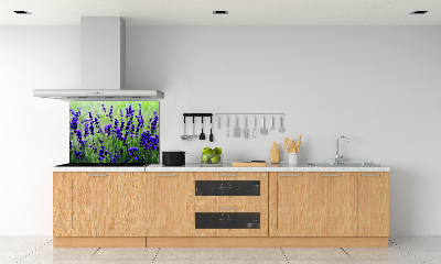 Spatscherm keuken Lavendel