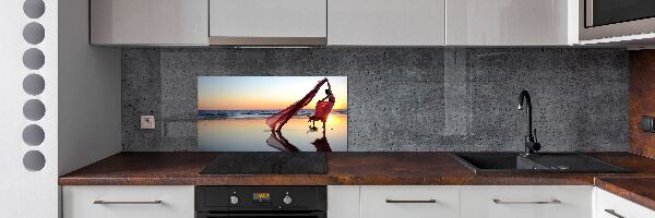 Spatplaat keuken Dansende vrouw