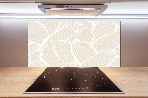 Achterwand keuken Bladerenpatroon