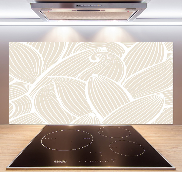 Achterwand keuken Bladerenpatroon