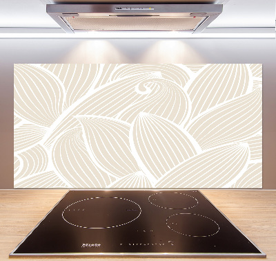 Achterwand keuken Bladerenpatroon