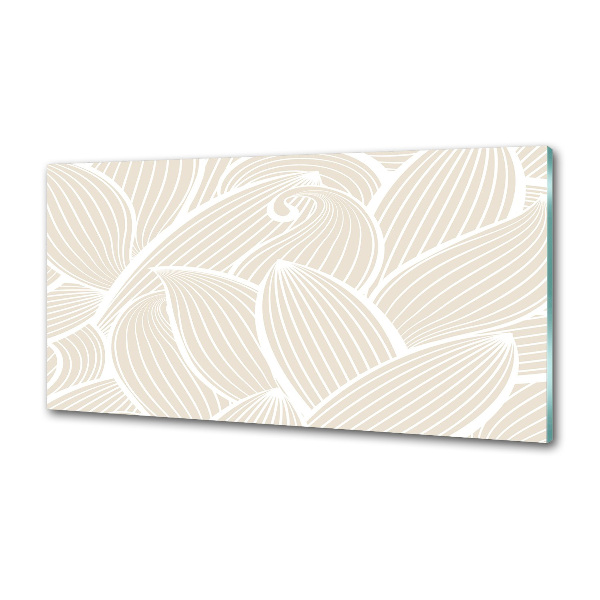 Panel dekor szkło Liście wzór