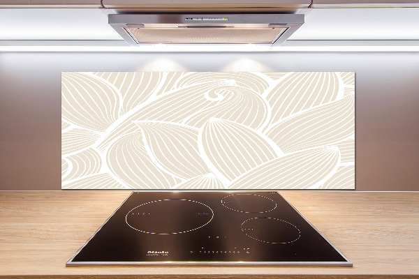 Achterwand keuken Bladerenpatroon
