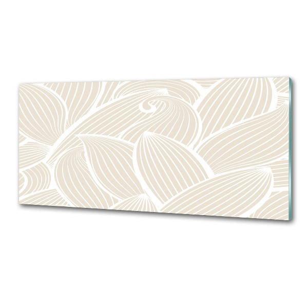 Panel dekor szkło Liście wzór