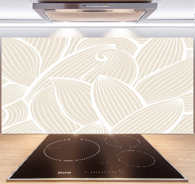 Achterwand keuken Bladerenpatroon