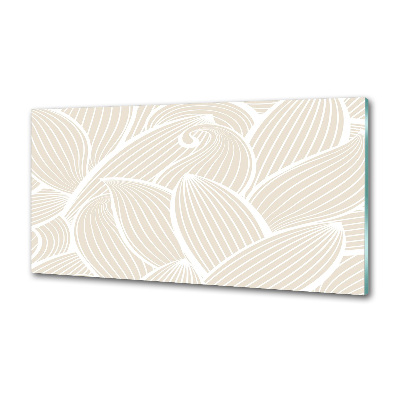 Panel dekor szkło Liście wzór