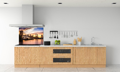 Glazen achterwand keuken Brooklynbrug
