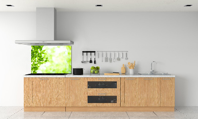 Panel szklany do kuchni Liście