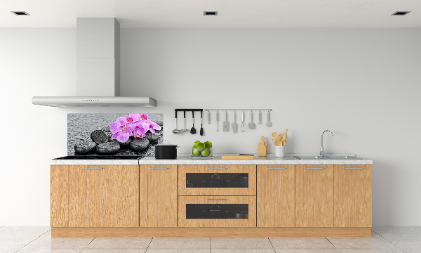 Keuken achterwand Orchideeënstenen