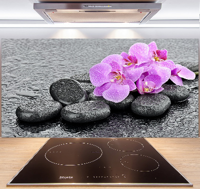 Keuken achterwand Orchideeënstenen