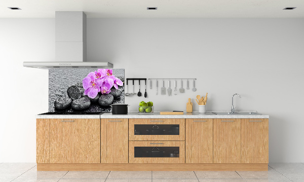 Keuken achterwand Orchideeënstenen