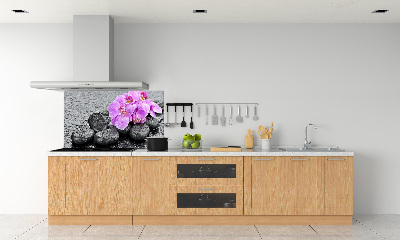 Keuken achterwand Orchideeënstenen
