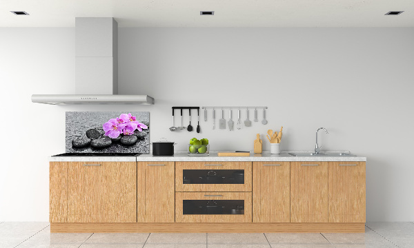 Keuken achterwand Orchideeënstenen