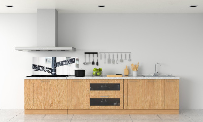 Panel do kuchni Wall street znak