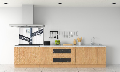 Panel do kuchni Wall street znak