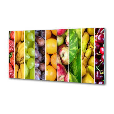Spatscherm keuken Fruit