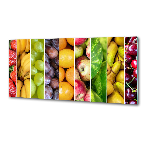 Spatscherm keuken Fruit