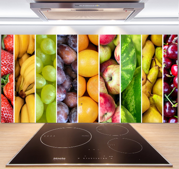 Spatscherm keuken Fruit