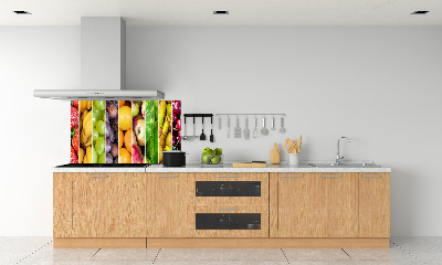 Spatscherm keuken Fruit