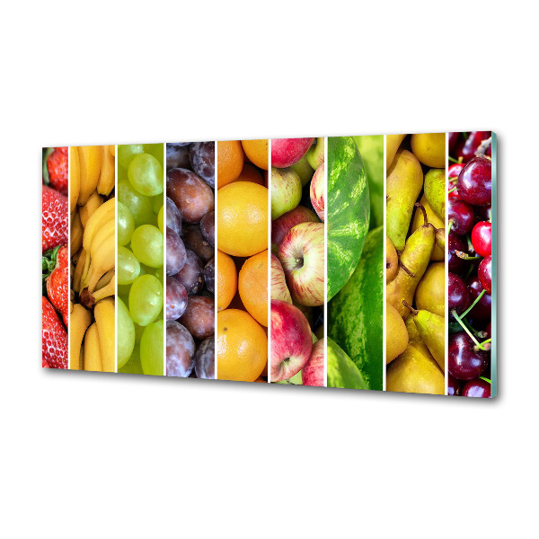 Spatscherm keuken Fruit