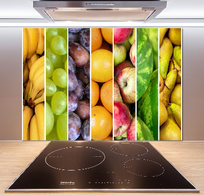 Spatscherm keuken Fruit