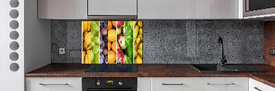 Spatscherm keuken Fruit