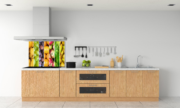 Spatscherm keuken Fruit