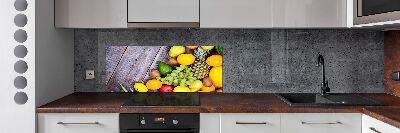 Spatplaat keuken Fruit aan hout