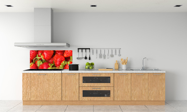 Keuken achterwand Aardbeien