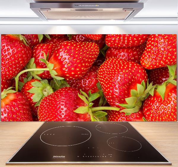 Keuken achterwand Aardbeien
