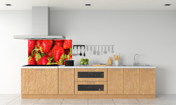 Keuken achterwand Aardbeien