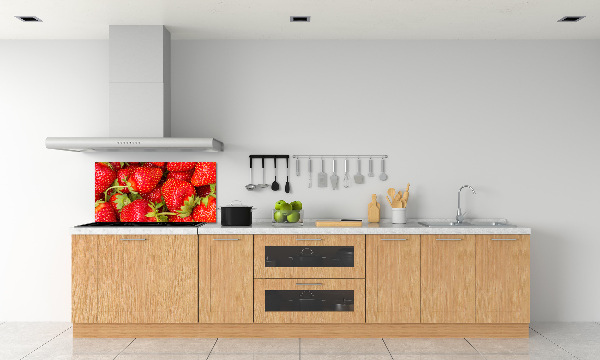 Keuken achterwand Aardbeien