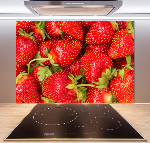 Keuken achterwand Aardbeien