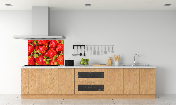 Keuken achterwand Aardbeien