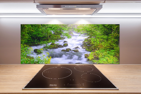 Panel dekor szkło Górska rzeka