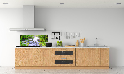 Glazen achterwand keuken Bergrivier