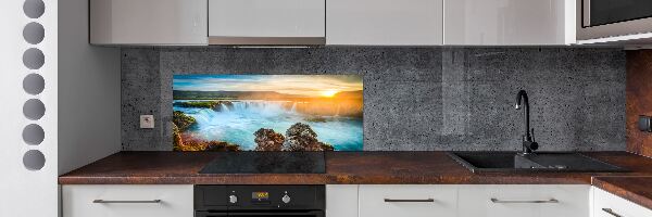 Achterwand keuken Waterval