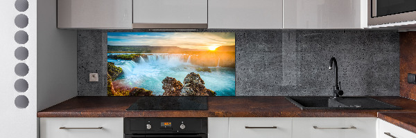 Achterwand keuken Waterval