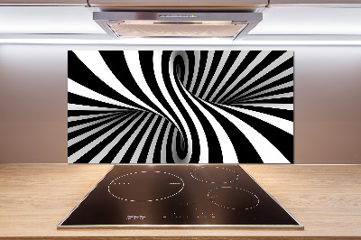 Spatscherm keuken Abstracte wervel