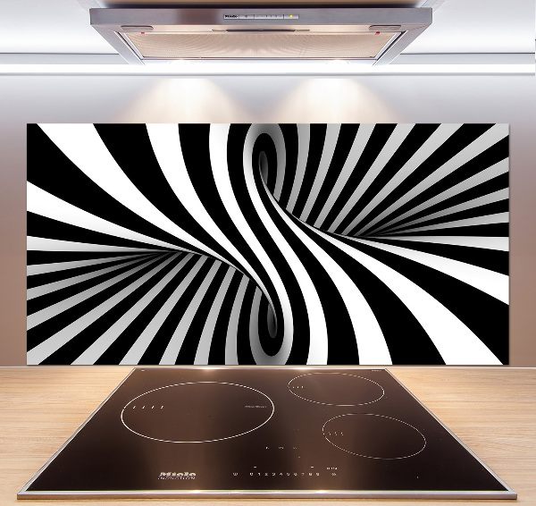 Spatscherm keuken Abstracte wervel