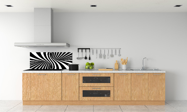 Spatscherm keuken Abstracte wervel