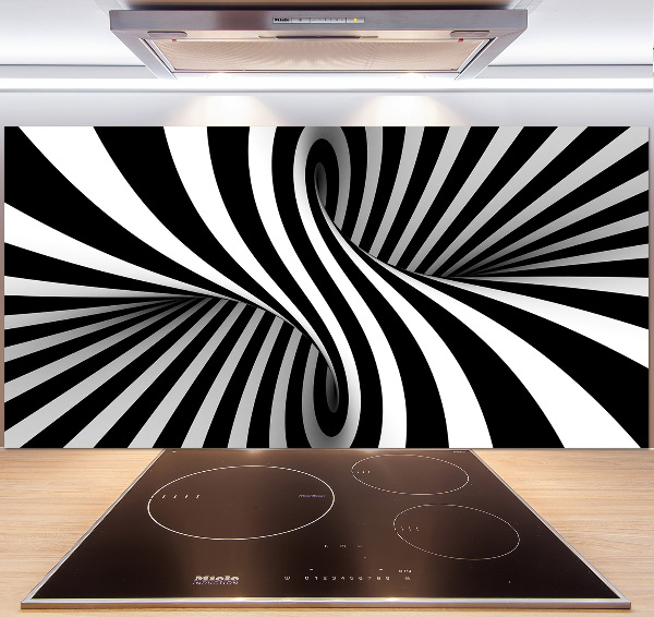 Spatscherm keuken Abstracte wervel