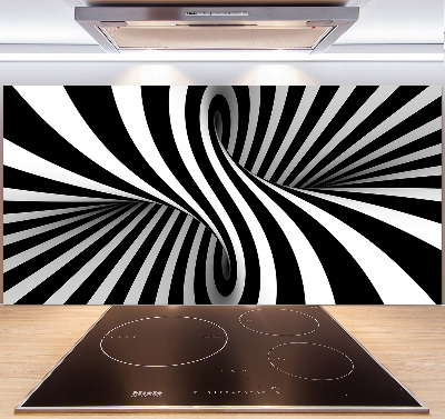 Spatscherm keuken Abstracte wervel