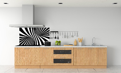 Spatscherm keuken Abstracte wervel